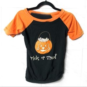 Halloween Trick or Treat Dog Pet T-Shirt Size XXL